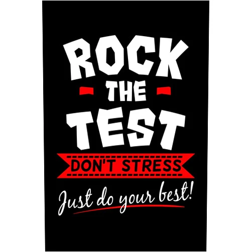 By Jazmin Foote (Author) Rock the Test Don't Stress Just Do Your Best: Teacher Notebook to Write in, 6x9, Lined, 120 Pages Journal