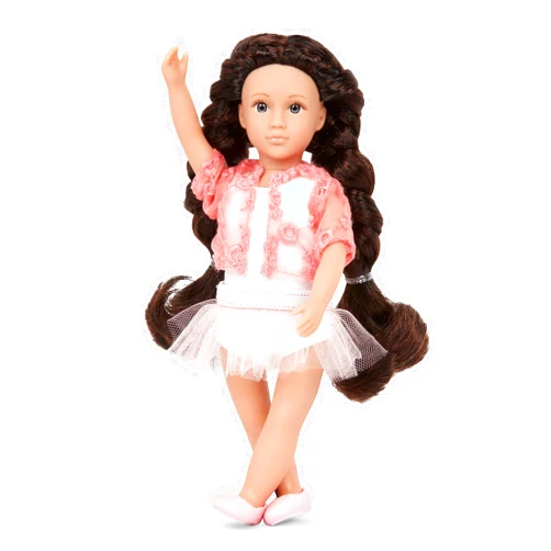 Lori Dolls – Adrienne – Mini Ballet Doll – 6-inch Ballerina Doll – Dancer Outfit with Tutu & Ballet Shoes – Toys for Kids – 3 Years +