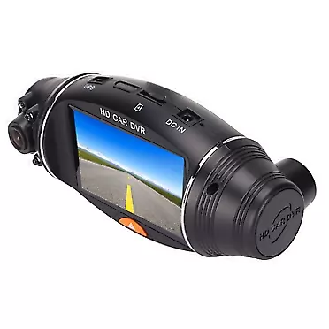 Dpofirs HD Dash Cam for Cars, with 1.5inch LCD Screen, HDR,130 Degree Wide Angle and Dual Lens, Dash Cam for Car Taxi