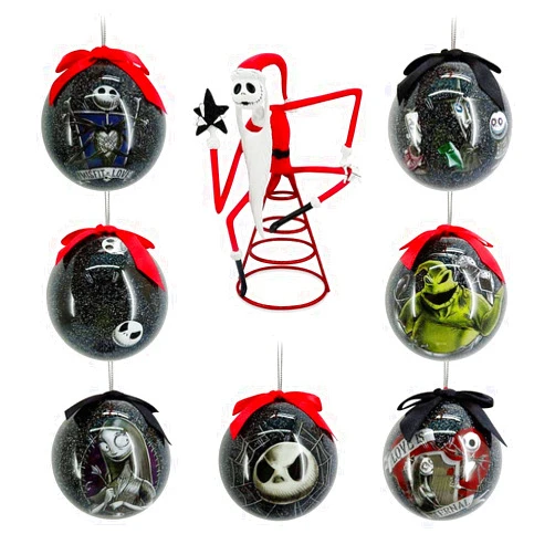 Jack Skellington Disney Nightmare Before Christmas Tree Topper and Ornament Set 2020