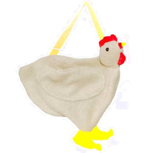 Gupiar Chicken Purse Chicken Bag Fluffy Hen Crossbody Bag Plush Handbags Cartoon Shoulder bag For Women