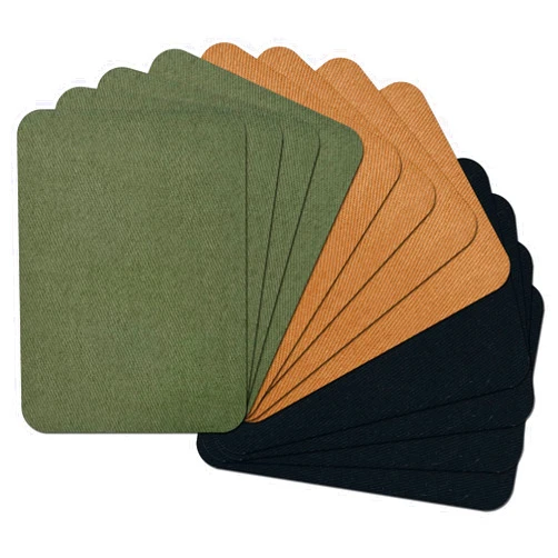 Guokuai 12PCS Premium Quality Fabric Repair Patches Iron-on Patches for Clothing Inside & Outside Strongest Glue Cotton 3