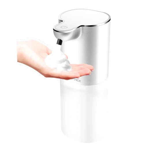 Cheftick Soap Dispenser, Automatic Foaming Soap Dispenser with 4 Adjustable Volume Control, Touchless Rechargeable Hands Free Auto Soap Dispenser for Kitchen, Bathroom, Hotel, Restaurant,13.5oz/ 400ml