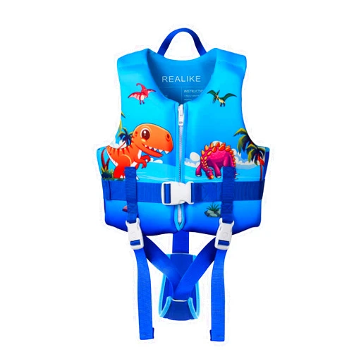 REALIKE Kids Swim Vest Toddler Floaties Adjustable Safety Strap Swimming Aids for Toddlers Children Float Swimsuit, Suitable for Age 2-10 Years/22-88lbs