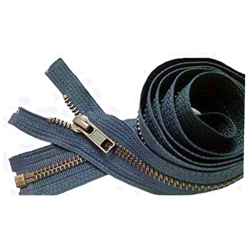 YKK®- Jacket Zippers YKK® #5 Antique Brass- Metal Teeth Separating for Crafter's Special Color Dark Grey #S926 Made in USA -Custom Length (34 inches)