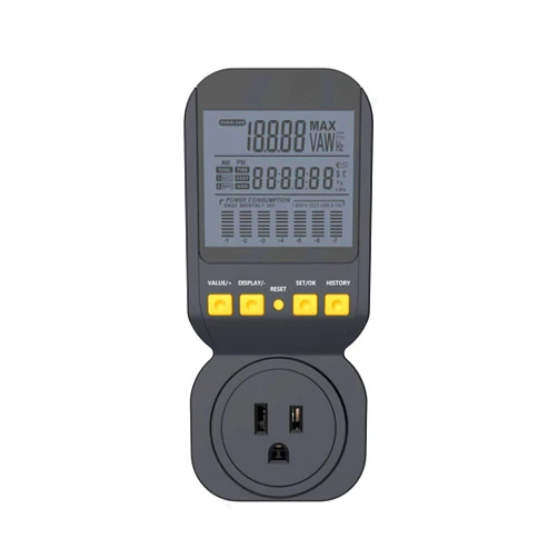 Spartan Power Electricity Usage Monitor by Spartan Power Energy Watt Meter with 15A Outlet, 1800 Watt Maximum SP-PM120