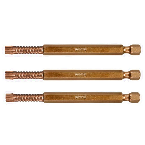 VEGA Industries VEGA T10 TORX Impact Driver Bits. Impactech Professional Grade Impact Grade T-10 TORX 3.5
