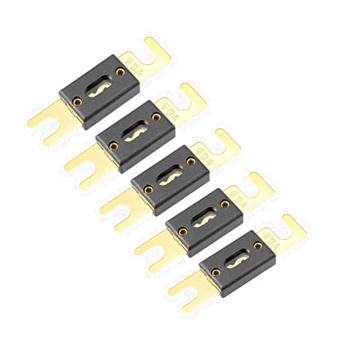 uxcell ANL Fuse 60 A DC 32 Volt for Audio Amplifier Inverter Replacement 5pcs