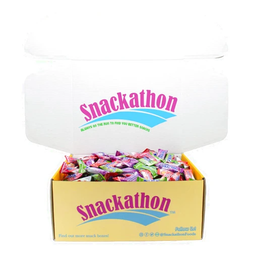 Snackathon Hi Chew 4 Flavors, Bulk 660+ Pieces, 8 Pound (Hi Chew Fruit Strawberry, Mango, Green Apple, Grape) (4 Flavors, 8 Pound)