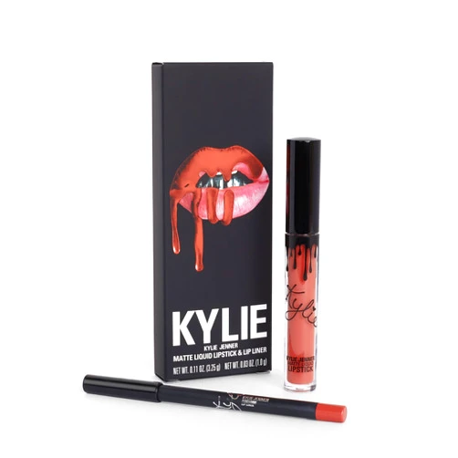 Kylie Cosmetics MATTE LIQUID LIPSTICK & LIP LINER,LIP KIT BY KYLIE JENNER - AUTUMN