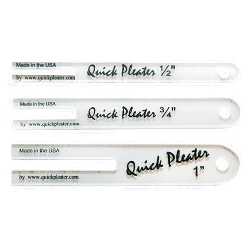 Home Sewing Depot Quick Pleater - Mini Set of 3 Include 1/2
