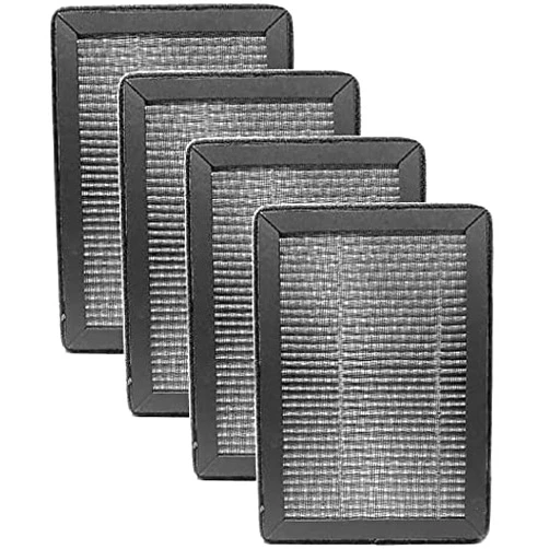 Nispira 3-in-1 HEPA Filter Activated Carbon Replacement For Air Purifier SimPure AP3J9 / Redypure JR6 / Membrane Solutions 2J8 4 Packs