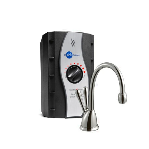 InSinkErator View Instant Hot & Cold Water Dispenser System - Faucet & Tank, Chrome, HC-View-C