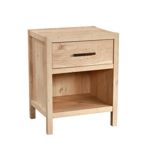 Sauder Pacific View Bedroom Night Stand, Spacious Storage, 1 Drawer Nightstand, Prime Oak Finish