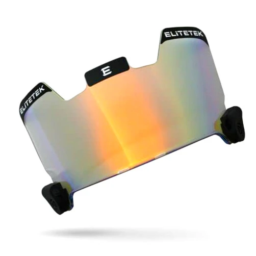 EliteTek Color Football Visor, fits Most Helmet Brands