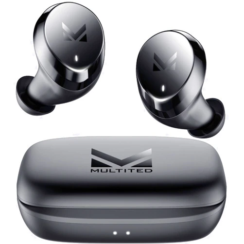 MULTITED TX Wireless Earbuds Headphones Bluetooth 5.0 - Designed for Running and Gym Workouts with Waterproof IPX7, A Total of 100 Hours Playtime, Hi-Fi Well-Balanced Sound, and Built-in Microphone