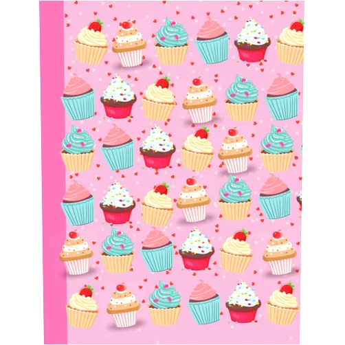 Taylor Haselton Cupcake Notebook: 120 Wide Ruled Pages, Fun and Cute Gift for Girls, Kids, and All Cupcake Lovers