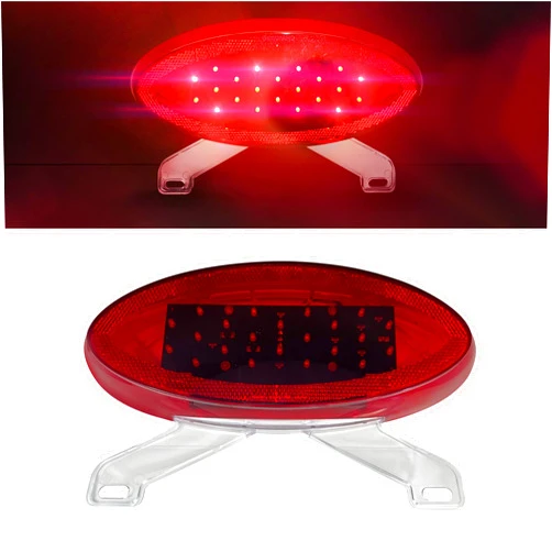 Command Electronics OEM 12V LED RV & Trailer Stop-Tail-Turn with Reflex and License Plate Bracket – Made in USA – Surface Mount – 1-Pack