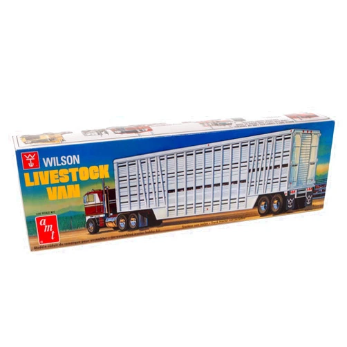 AMT Wilson Livestock Van Trailer 1:25 Scale Model Kit