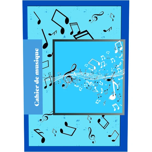 French Edition by estelle b (Author) cahier de musique: Carnet ligné de 50 pages de 12 portées et de 50 pages blanches en vis à vis- format A4 (French Edition)