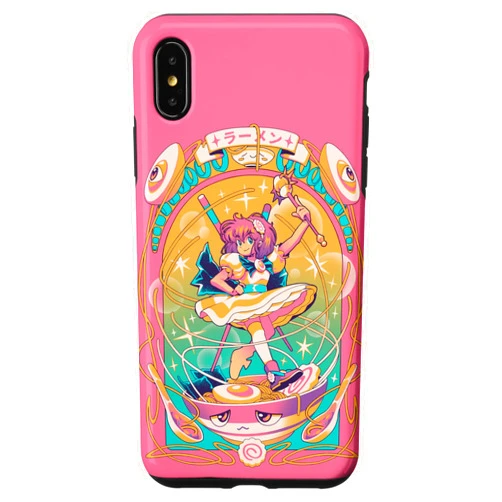 Ilustrata Official iPhone XS Max Noodle Kawaii Girl Ramen Bowl Fairy Otaku Japanese Food Case