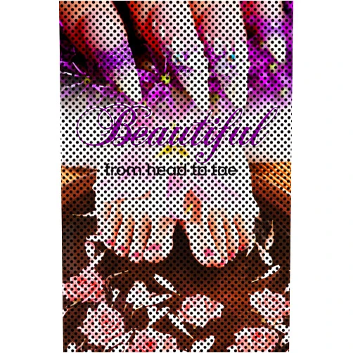 NAILSIGNS.com Salon III Nails Spa Beautiful from Head to Toe Service Sign Advertising Marketing Décor Vertical (Perforated Mesh One Way Vision See-Through Window Mesh Vinyl Sign [Outdoors], 78