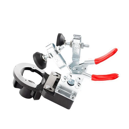 VEVOR 35 mm Concealed Door Hinge Jig, Aluminum Alloy Cabinet Hinge Jig, Accurate Locking Dual Clamp Fixation Hinge Drill Jig with Accessories, Woodworking Tool for Doors Cabinets Hinges Mounting