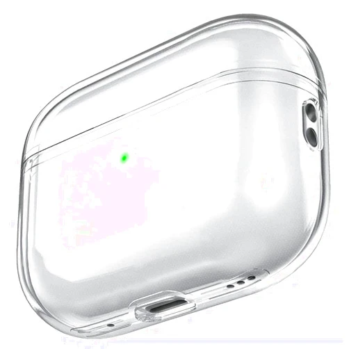 USTIYA Case for AirPods Pro 2nd Gen 2022 Clear Protective Cover Transparent Key chain Strap Protection Wireless Charging funda