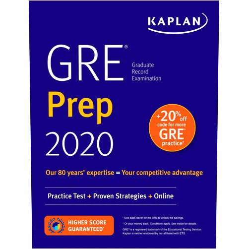 Kaplan Test Prep GRE Prep 2020: Practice Tests + Proven Strategies + Online (Kaplan Test Prep)