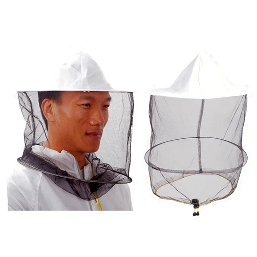 HunterBee 2 Pcs Beekeeping Apicultura Veil Hat Bee Keeper Hunting Cap Halloween Costume Gnats Insect Bug Mosquito Hats with Net Mesh