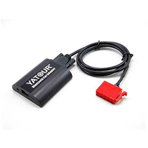Hongruibo MB Car Bluetoot-h Adapter, Digital Car Stereo Aux Interface with Charging 3.5mm Music Input Port for All Model 1994-1998, B C CL CLS E S SL SLK SLS Class W203 W209 W202(BTA-MB)