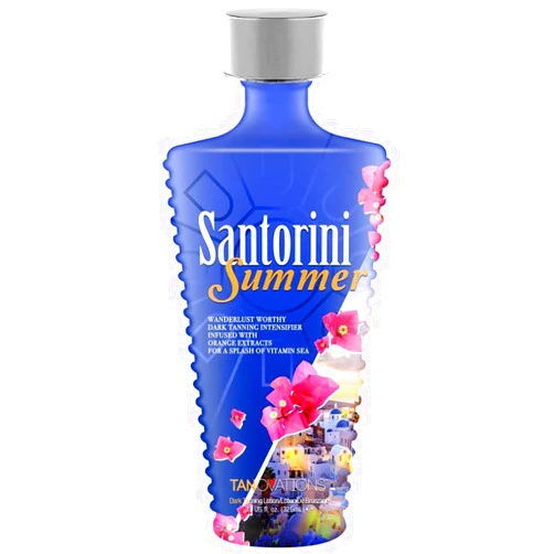 Tanovations Ed Hardy Tanovations SANTORINI SUMMER skin softening dark tanning Intensifier tanning bed lotion, 11 ounce