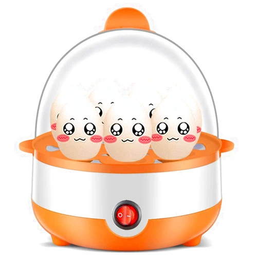 DGSD Electric Hard Boiled Egg Cooker, Poacher & Omelet Maker,Omelet Eggs & Soft,Medium,Hard-Boiled Egg Boiler Cooker with Auto Shut-Off and Buzzer,A