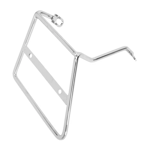 EVGATSAUTO Motorcycle Left Side Saddle Bag Rack, Side Luggage Support Rack Bracket, 9mm Electrosilvering Iron Side Luggage Carrier Support Rack for DAX 125 ST125