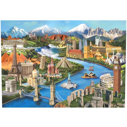 Anatolian Puzzle - Popular Landmarks, 2000 Piece Jigsaw Puzzle, #3941