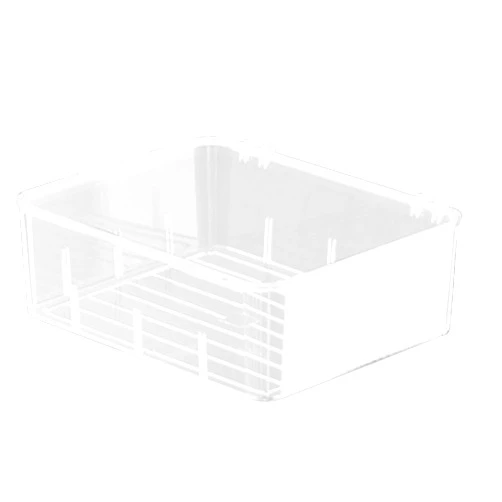 NYSUZHOUJI Transparent Storage Box, Plastic Organizer for Socks Underwear Tie Scarf Tie Bra Organizer with Lid