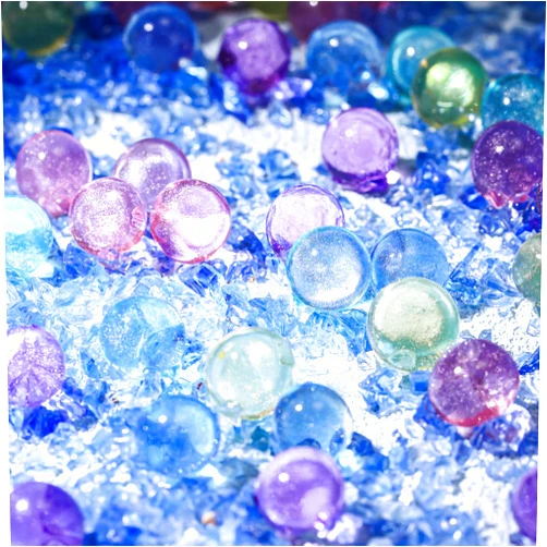 Hicarer 10000 Pieces Vase Filler Beads Gems Growing Crystal Pearls Wedding Centerpiece Decoration (Multicolour)