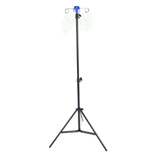 Dioche IV Pole, Portable Drip Bag Stand Intravenous Foldable Pole Stand for Clinic Home Care