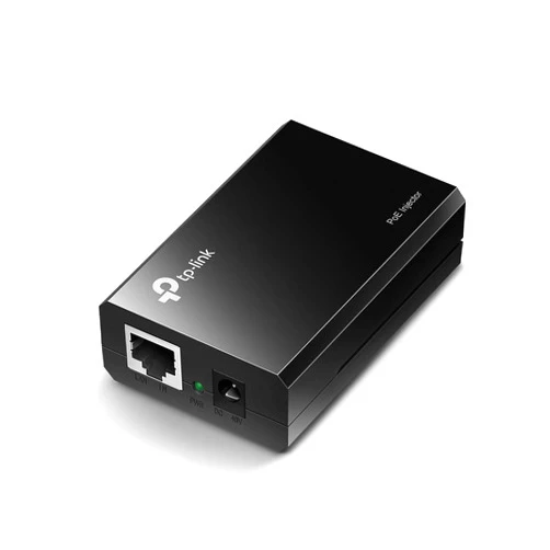 TP-LINK 802.3af Gigabit PoE Injector | Convert Non-PoE to PoE Adapter | Auto Detects the Required Power, up to 15.4W | Plug & Play | Distance Up to 100 meters (328 ft.) | Black (TL-PoE150S)