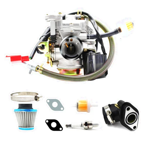 SGDLCAO 50cc Scooter High Performance GY6 50CC Carburetor 4 Stroke for 49cc 50cc Scooter Moped Taotao 80cc PD18J Scooters Engine 139QMB 139QMA Carburetor