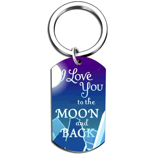 WXCATIM Valentines Day Gifts For Wife I Love You To The Moon And Back Valentines Day Gifts For Mom Adults I Love You Keychain Valentines Day Gifts For Her Valentine's Basket Gift Ideas Christmas