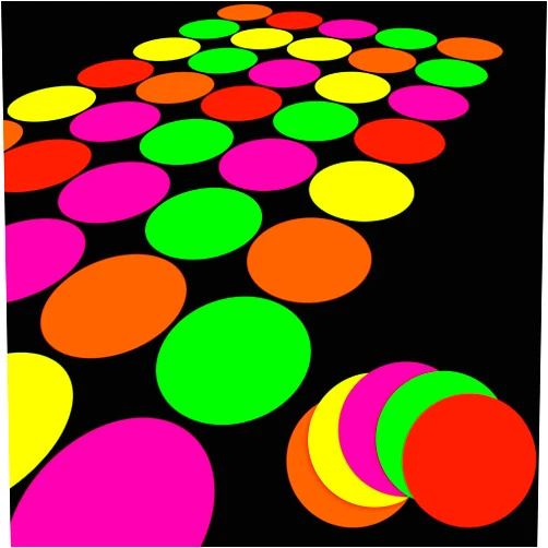 Zonon 40 Pieces Neon Papers Glow Party Cardstocks Multi-Colored Fluorescent Cardstock UV Reactive for Black Light Neon Parties Decorations Supplies DIY Birthday Wedding, 5 Colors