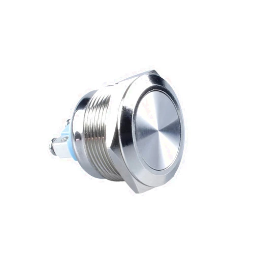DMWD 1-Pack 22mm Momentary Metal Waterproof Push Button Switch 7/8