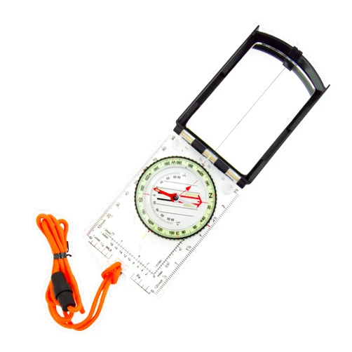 Sun Company ProSight Sighting Map Compass with Adjustable Declination - Lightweight Orienteering Baseplate Compass for Hiking, Backpacking, and Survival Navigation | Professional Grade