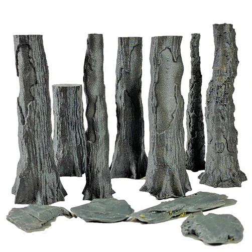 Extruded Gaming Charred Forest