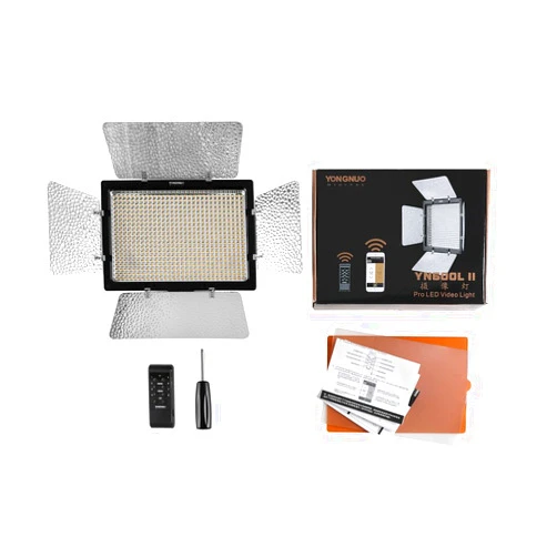 YONGNUO YN600LII YN600L II Pro LED Video Light LED Studio Light, with 5600K Color Temperature and Adjustable Brightness, for the SLR Cameras Camcorders Canon Nikon Pentax Olympus Samsung Panasonic
