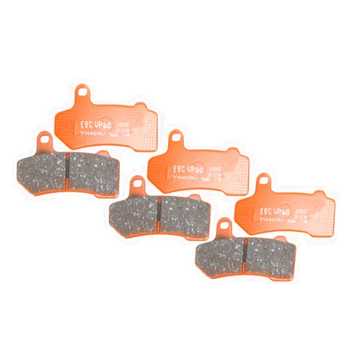 EBC Brakes EBPCK1015 Complete Semi-Sintered V-Pads Brake Pad Change Kit