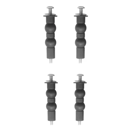 LEDBarz 4 Pack Universal Toilet Seat Screws - Tightening Nut Hardware Kit - Fit for TOTO, American Standard, Kohler & More - Toilet Seat Hinge Replacement