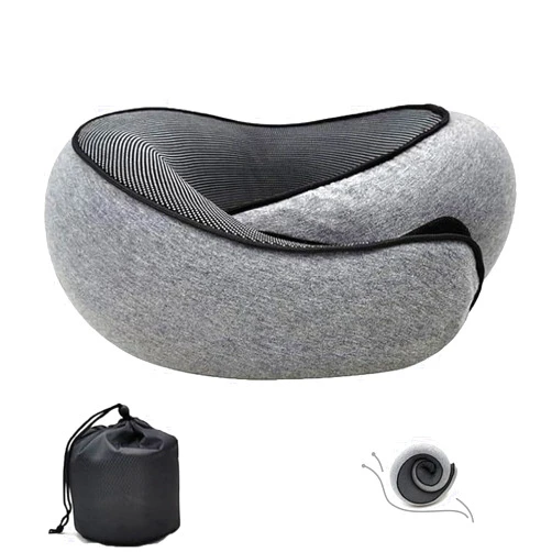 Obemary Wander Plus Travel Pillow, Flyhugz Neck Pillow, Neck Pillow for Traveling, 360° Travel Neck Pillows for Airplanes, Memory Foam Airplane Pillow, Soft Airplane Neck Pillow Stowable U-Shaped Pillow