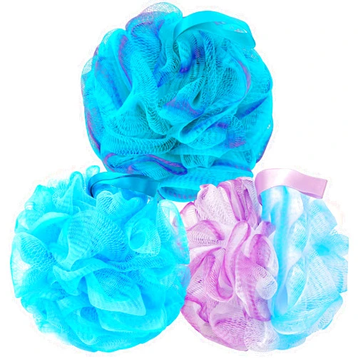 Farmoga Bath Sponge Shower Loofah Soft Mesh Body Wash Scrubber Exfoliator Puff Shower Sponge Essential Skin Care for Women & Men Bathing Tool